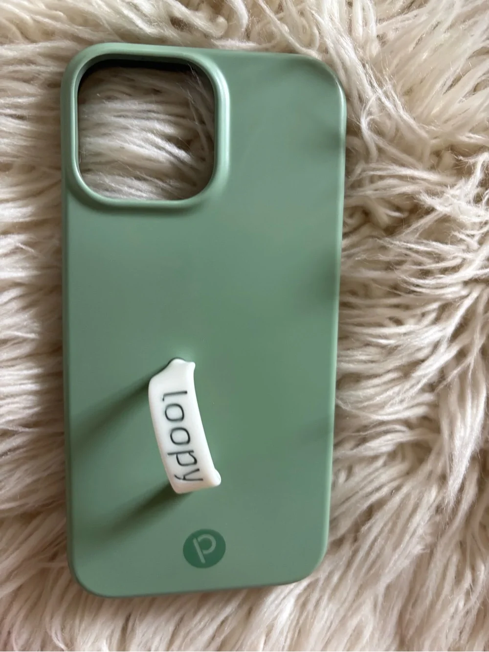 Loopy Cases Olive Green iPhone 12 / 13 Pro Max Fall Phone Case and Loop 6.7 in